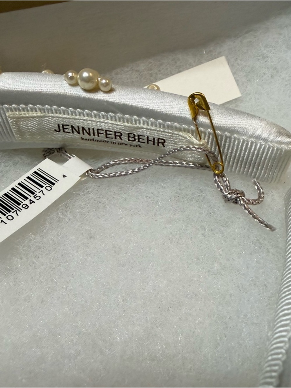 Jennifer Behr Pearl Cream Headband Nwt $326 - Picture 8 of 8